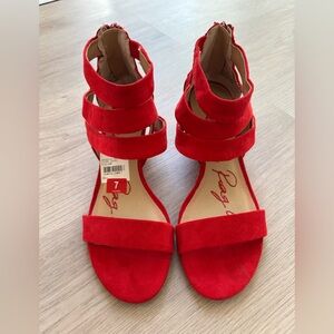 American Eagle Outfitters Bold Red Sandals